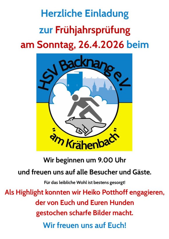 Training und Veranstaltung des Vereins